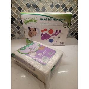 Hamster cage fun house gerbil cage mouse cage with bonus bag of bedding READ